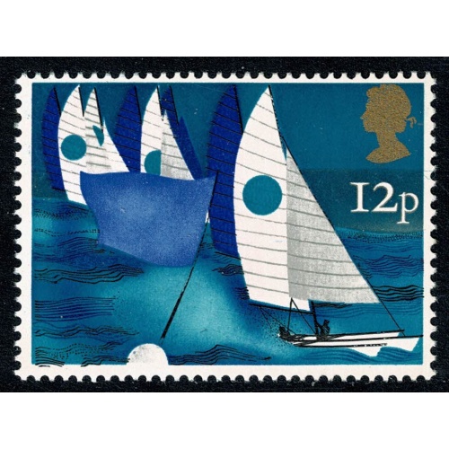 1975 Sailing. DRY PRINT OF PINK. SG 983 var.