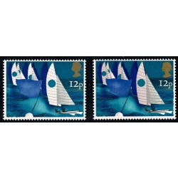 1975 Sailing. DRY PRINT OF PINK. SG 983 var.