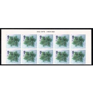 2002 Christmas 2nd. IMPERFORATE DATE BLOCK OF 10. SG 2321b