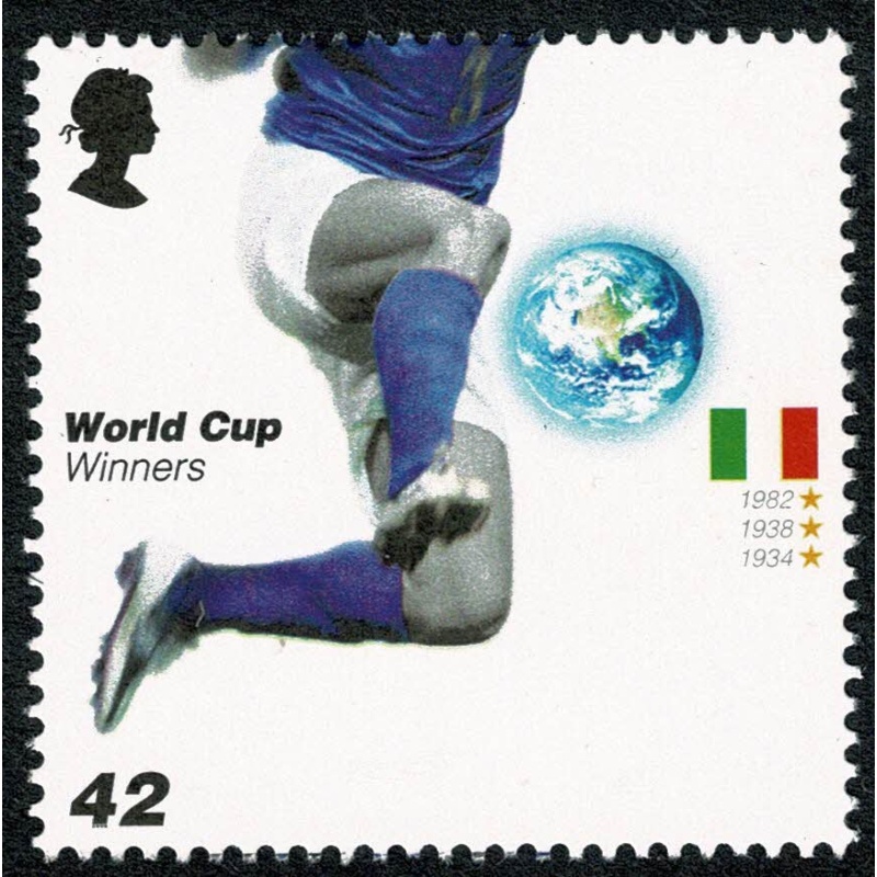 2006 World Cup 42p. MISSING PHOSPHOR. SCARCE. SG 2629 var