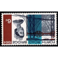 1964 Forth Road Bridge (phos). WATERMARK INVERTED. SG 660pWi.