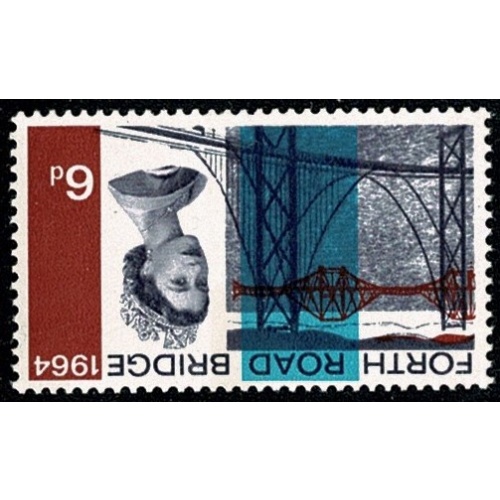 1964 Forth Road Bridge (phos). WATERMARK INVERTED. SG 660pWi.