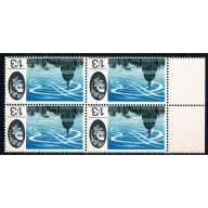 1965 Battle of Britain 1/3 (phos). WATERMARK INVERTED  marginal block . SG 678pWi.