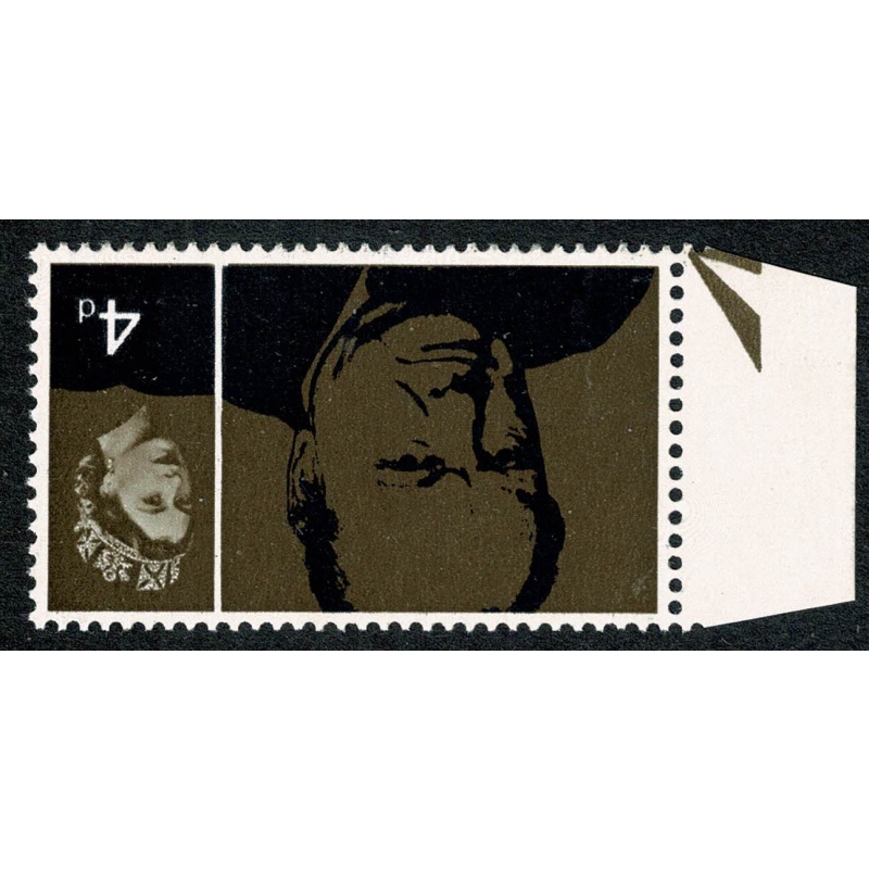 1965 Churchill 4d (REMBRANDT). UM positional single WATERMARK INVERTED. SG 661Wi.