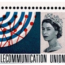 1965 ITU 1/6 (ord). Constant variety "retouched arm" SG Spec. W80d