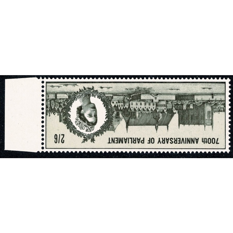 1965 Parliament 2/6. WATERMARK INVERTED  marginal. SG 664Wi.