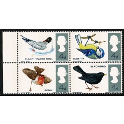 1966 Birds (phos) Missing Emerald Green SG 696-698pf