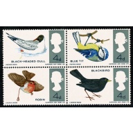 1966 Birds (ord) MISSING EMERALD GREEN SG 696-698f