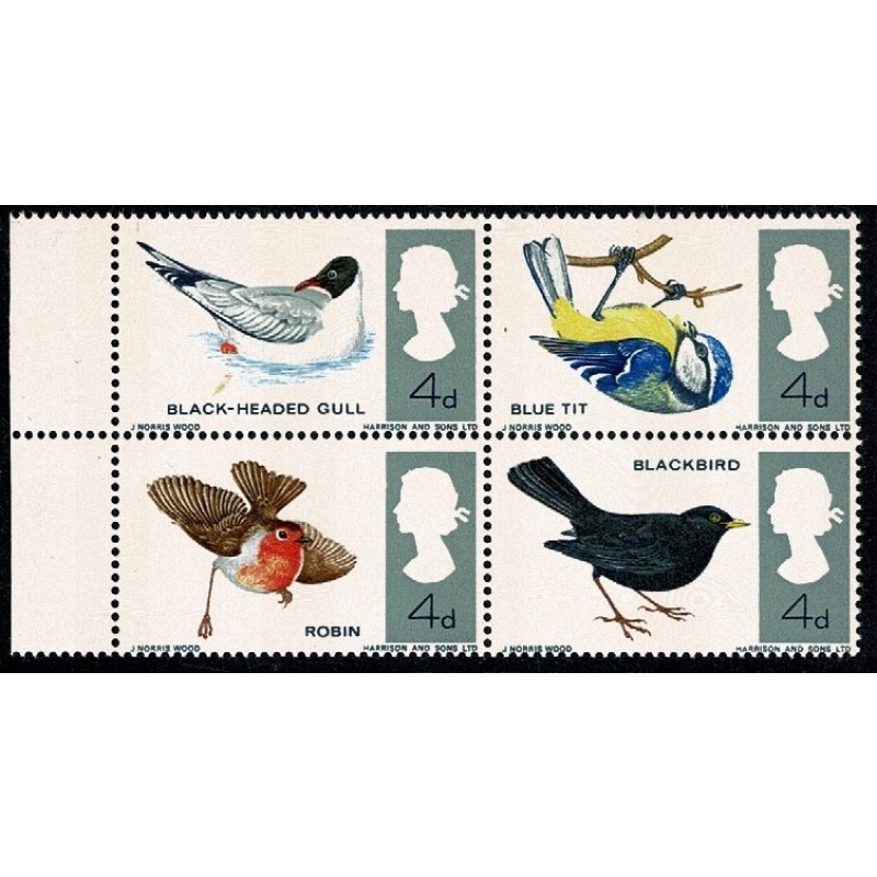 1966 Birds (phos) Missing Emerald Green SG 696-698pf