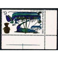 1966 Battle of Hastings 6d (ord) UM corner single WATERMARK  INVERTED. SG 711Wi