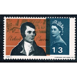 1966 Burns 1/3 (ord). SHIFT OF SLATE BLUE. SG 686 var.