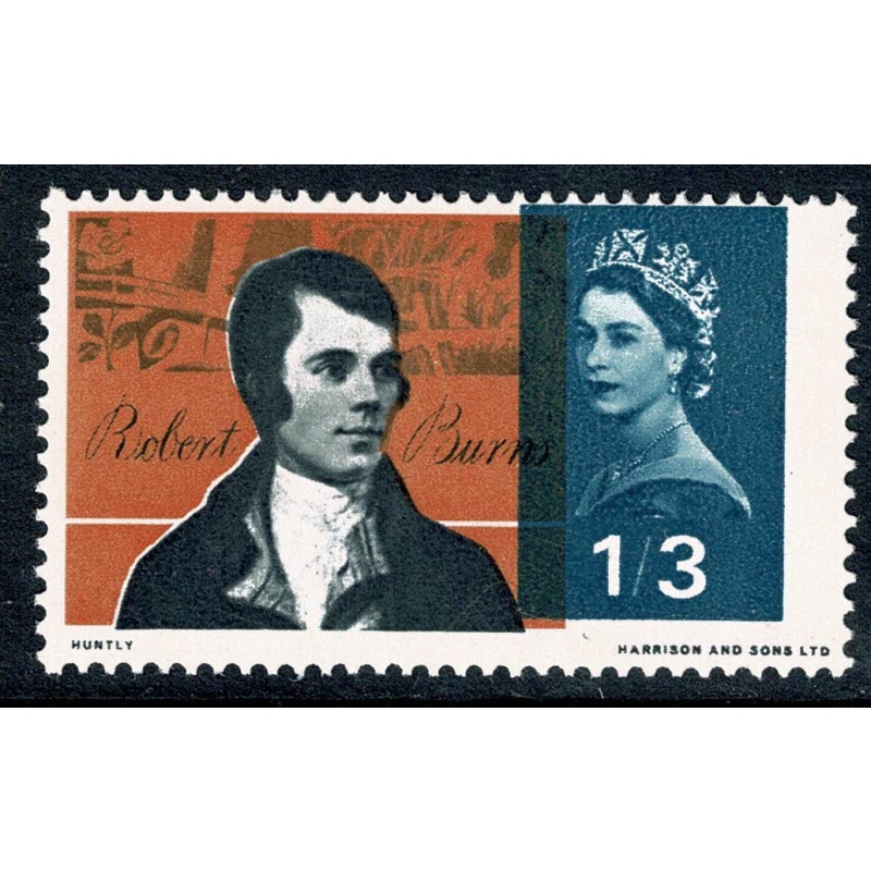 1966 Burns 1/3 (ord). SHIFT OF SLATE BLUE. SG 686 var.