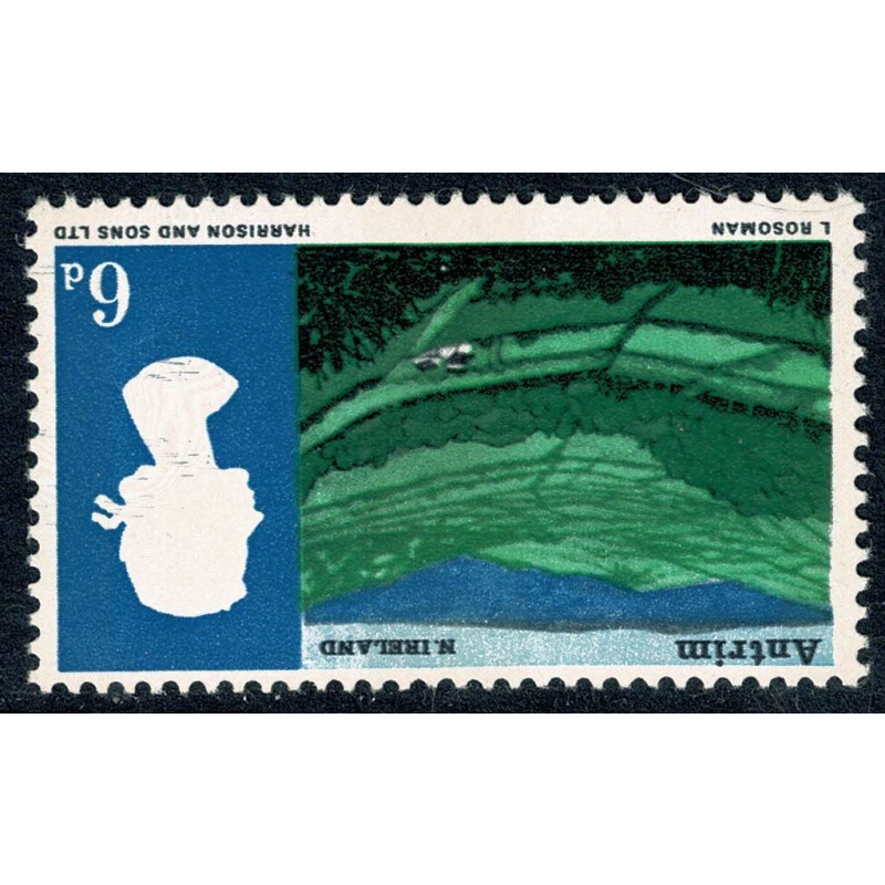 1966 Landscapes 6d (phos). WATERMARK INVERTED. SG 690pWi