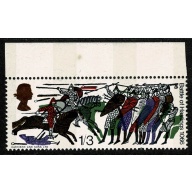 1966 Battle of Hastings 1/3 (phos). SHIFT OF BRONZE GREEN. Marginal single. SG 712p var.