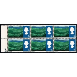 1966 Landscapes 6d(phos). Listed variety AN for AND SG 690pa, Spec. WP86b