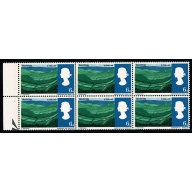 1965 Landscapes 6d (phos).Listed variety  "AN for AND" SG 690pa, Spec. WP86b