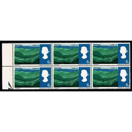 1965 Landscapes 6d (phos).Listed variety  AN for AND SG 690pa, Spec. WP86b