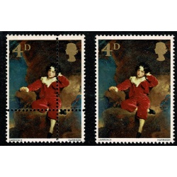 1967 Paintings 4d. PERFORATION ERROR. SG 748 var.