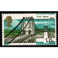 1968 Bridges 1/6. SHIFT OF TURQUOISE COLOUR. SG 765 var