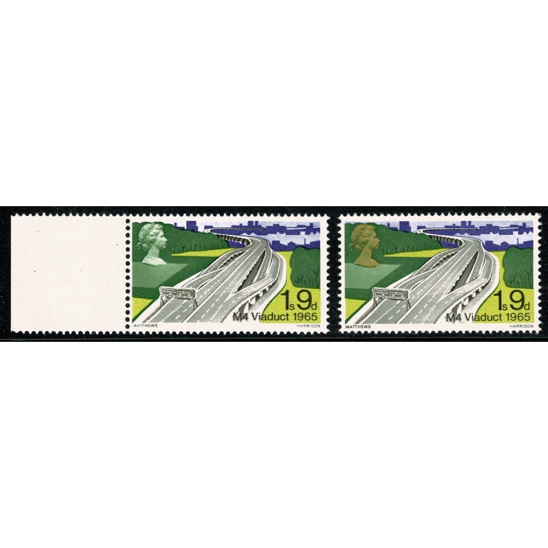 1968 Bridges 1/9 MISSING GOLD. SG 766a.