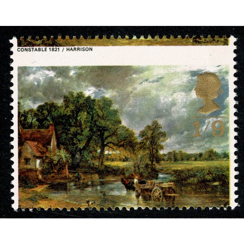 1968 Paintings 1/9. HORIZONTAL PERFORATION SHIFT. SG 774 var.