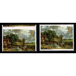 1968 Paintings 1/9. HORIZONTAL PERFORATION SHIFT. SG 774 var.