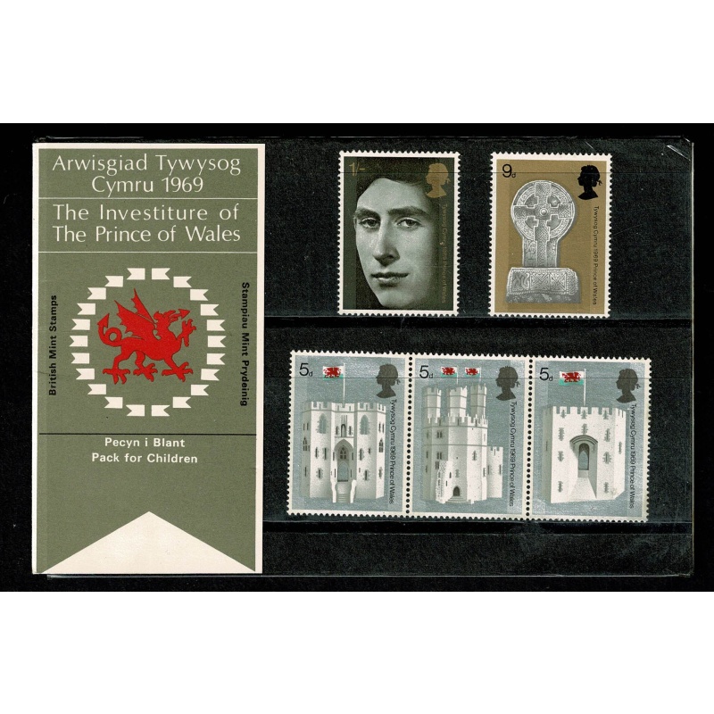 1969 Investiture Welsh Language Presentation Pack.