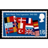 1969 Anniversaries 1/6. MISSING YELLOW GREEN and MISSING PHOSPHOR. SG 794fy