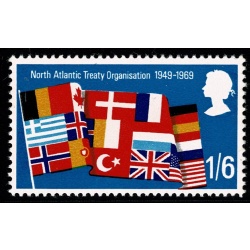 1969 Anniversaries 1/6. MISSING YELLOW GREEN and MISSING PHOSPHOR. SG 794fy