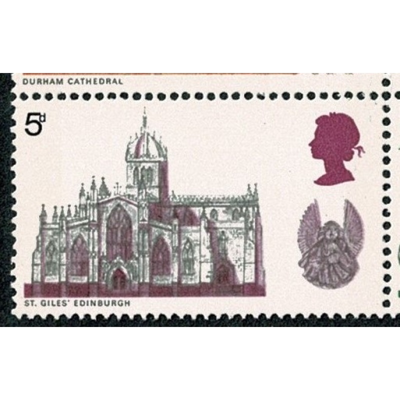 1969 Cathedrals 5d. MISSING GREEN. SG 798c