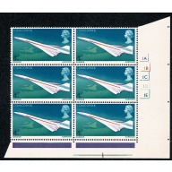 1969 Concorde 4d. MISSING PHOSPHOR. Cylinder block of six. SG 784y