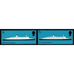 1969 Ships 5d. Error MISSING RED and MISSING PHOSPHOR. SG 778ya.