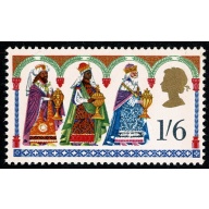 1969 Christmas 1/6 . MISSING PHOSPHOR & MISSING EMBOSSING.SG 814ya