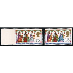 1969 Christmas 1/6. MISSING NEW BLUE. SG 814e