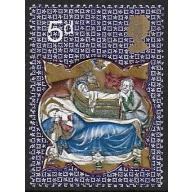 1970 Christmas 5d. MISSING EMBOSSING SG 839e.