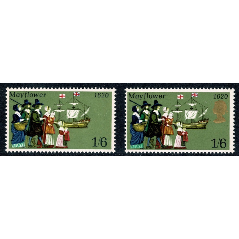 1970 Anniversaries 1/6 MISSING GOLD. SG 822a.