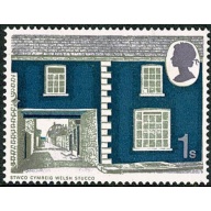 1970 Cottages 1/- MISSING PHOSPHOR. SG 817y