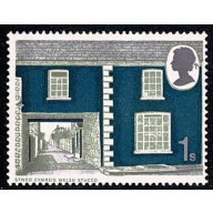 1970 Cottages 1/-. MISSING NEW BLUE. SG 817a