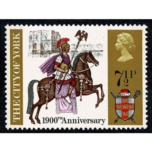 1971 General Anniversaries 7½p. MISSING GREY. SG 888a