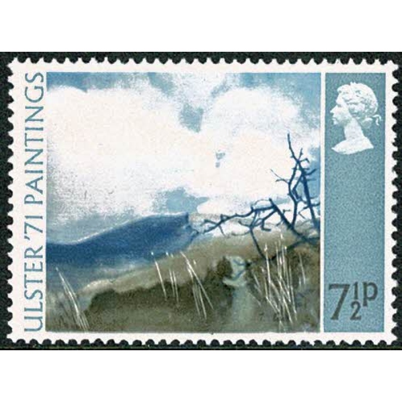 1971 "Ulster" Paintings 7½p MISSING PHOSPHOR. SG 882y