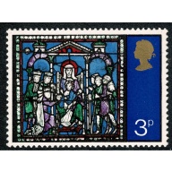 1971 Christmas 3p. Error MISSING LEMON. SG 895c