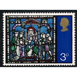 1971 Christmas 3p. Error MISSING LEMON. SG 895c