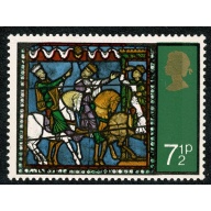 1971 Christmas 7½p. MISSING EMBOSSING. SG 896f
