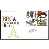 1972 BBC 9p. MISSING PHOSPHOR on FDC. SG 912y