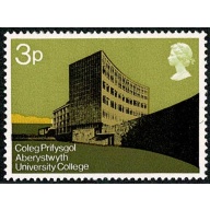 1971 Universities 3p MISSING PHOSPHOR. SG 890y