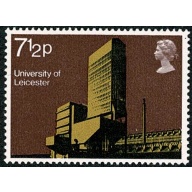 1971 Universities 7½p MISSING PHOSPHOR. SG 892y