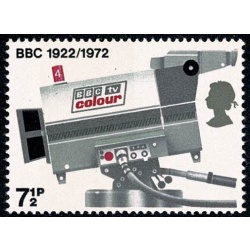 1972 BBC 7½p. BROAD BAND . SG 911c.