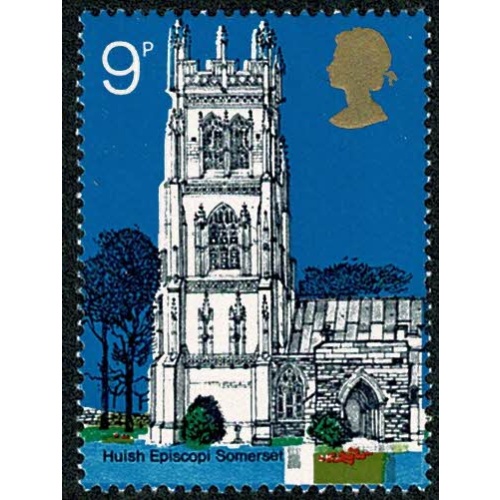 1972 Churches 9p MISSING PHOSPHOR. SG 908y