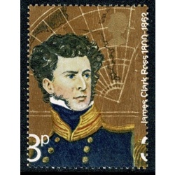 1972 Polar Explorers 3p. SHIFT OF VERTICAL PERFORATIONS. SG 897 var.