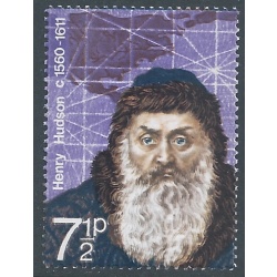 1972 Polar Explorers 7½p. Missing Gold. SG 899a.